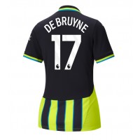 Camisa de time de futebol Manchester City Kevin De Bruyne #17 Replicas 2º Equipamento Feminina 2024-25 Manga Curta